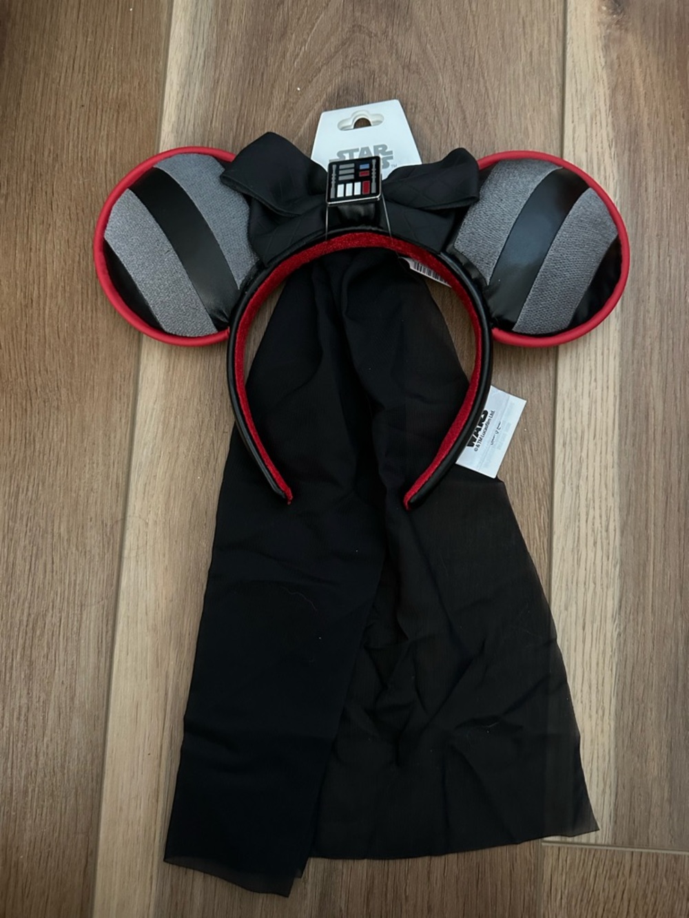 Star Wars Darth Vader Inspired Minnie Mouse Ears Headband nwt new
